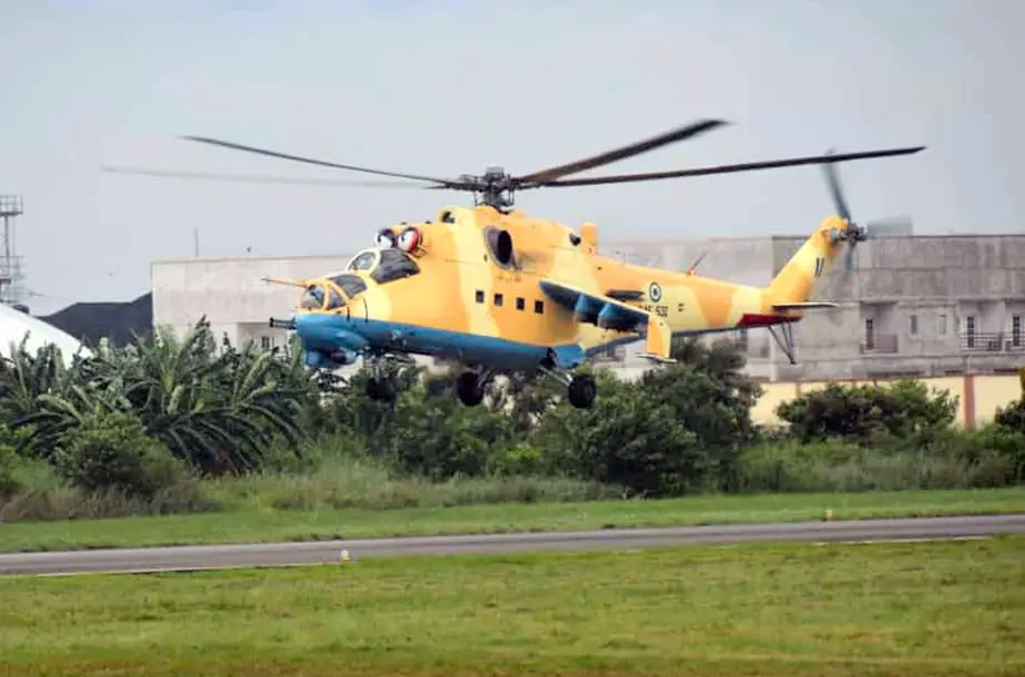 Nigeria completes first in-house overhaul of Mi-35P gunship