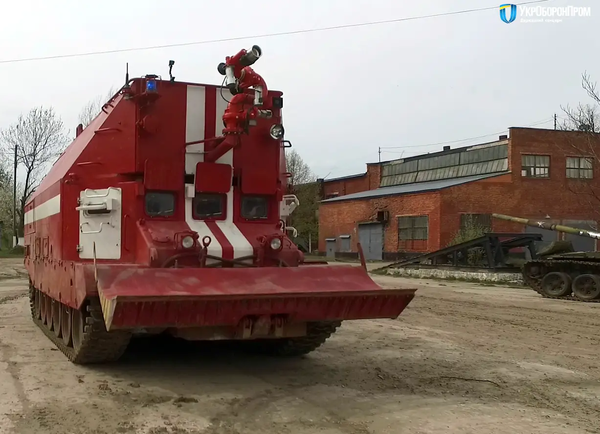 GPM 72 fire fighting tank for Ukrainian army