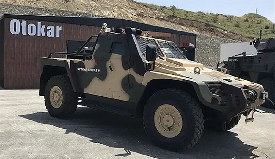 Otokar presents Cobra II 4x4 armoured Load Carrier variant at EFES 2018 military exercise in Turkey 925 001
