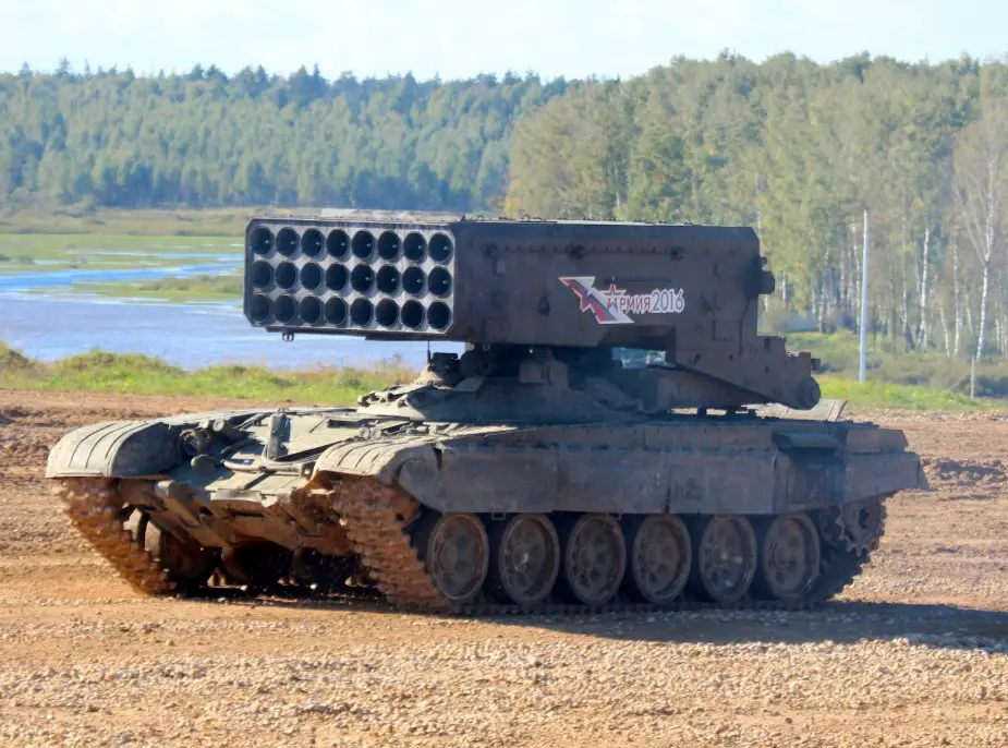 TOS 1A flamethrowers delivered to new NBC unit in South Siberia