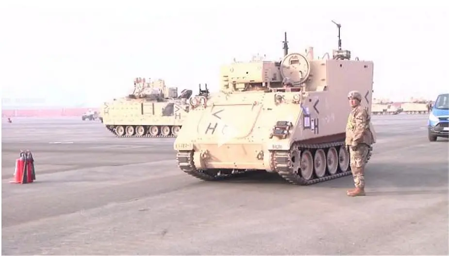 US troops and combat vehicles arrive in Belgium to be deployed in Eastern Europe 925 002