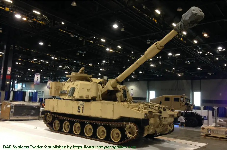 BAE Systems production contrat for M109A7 155mm howitzers for US army 925 001