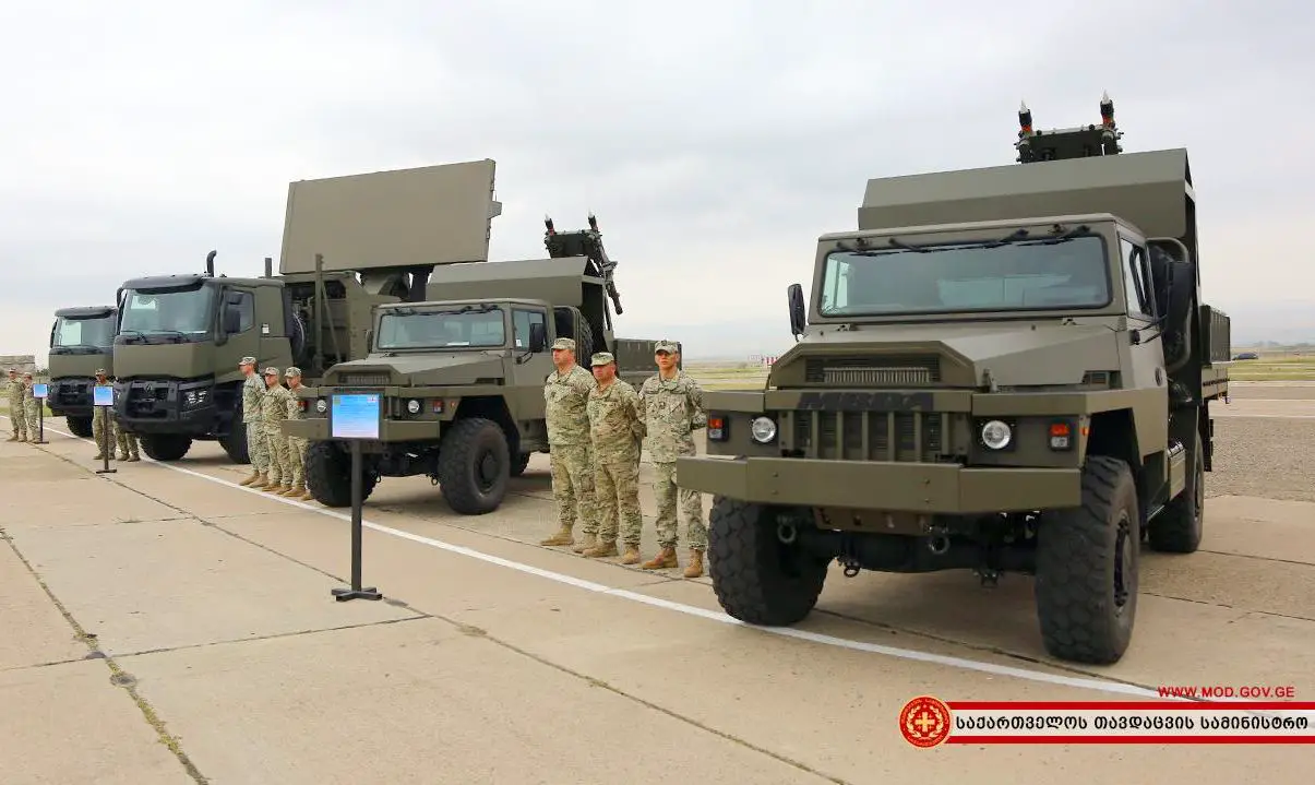 MBDA Mistral ATLAS missiles on ACMAT VLRA 2 delivered to Georgia