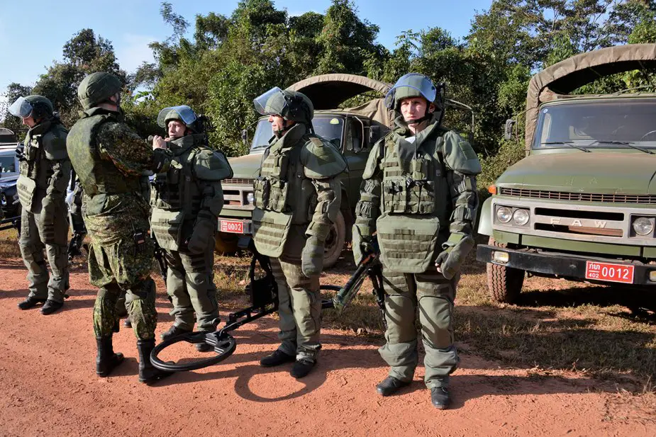 Russian engineers start mine clearance in Laos 2