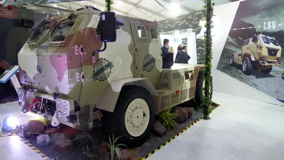 Ashok Leyland unveils LSV 4x4 armoured vehicle