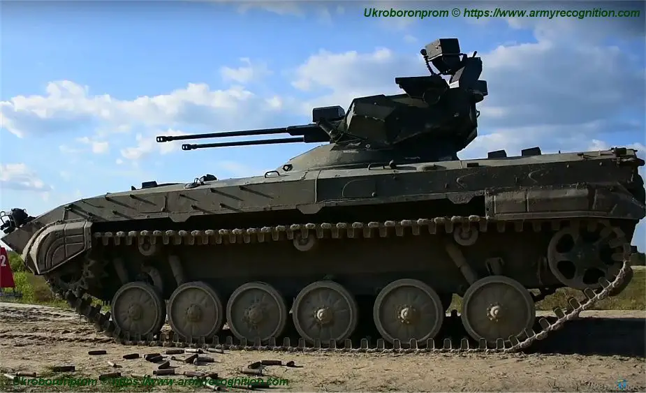 Firing tests for Ukrainian BMPT using Duplet turret and BMP 1 IFV chassis 925 001
