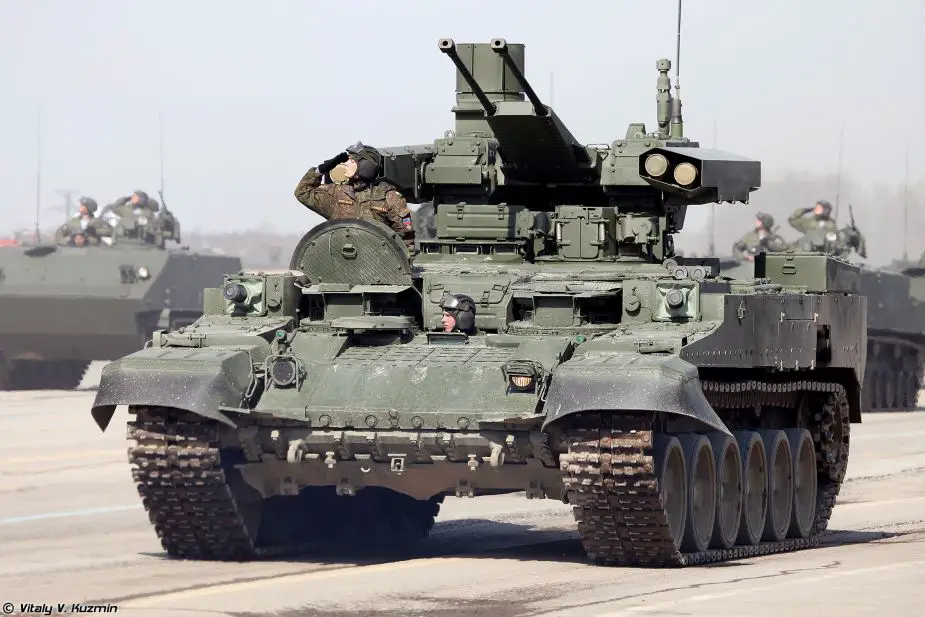 Russian BMPT 72 Terminator tank support combat vehicle cleared for service2