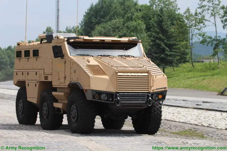 Czech Republic has awarded a contract to supply 62 TITUS 6x6 armored vehicles 925 001