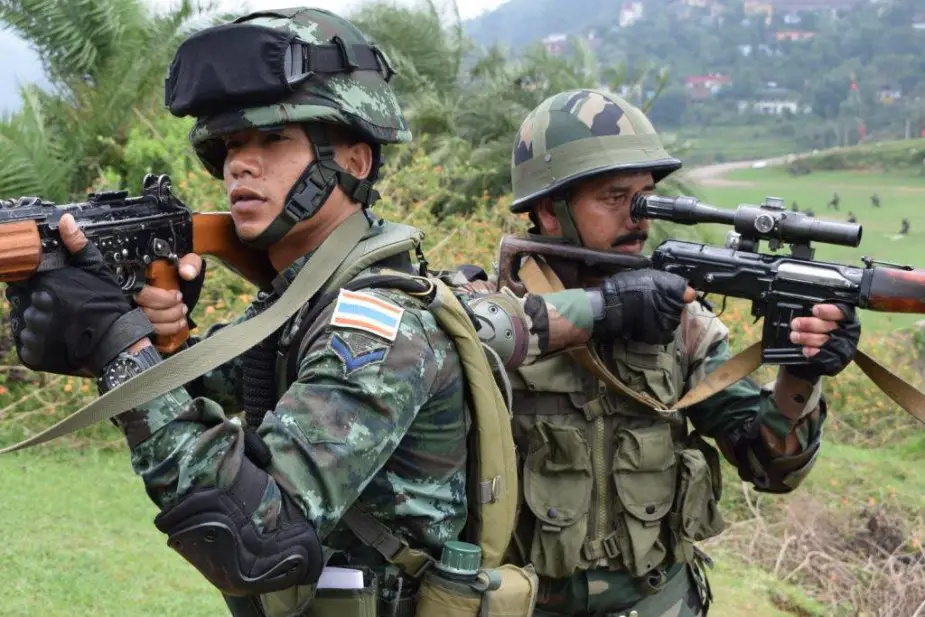 India Thailand cooperate in joint military exercise