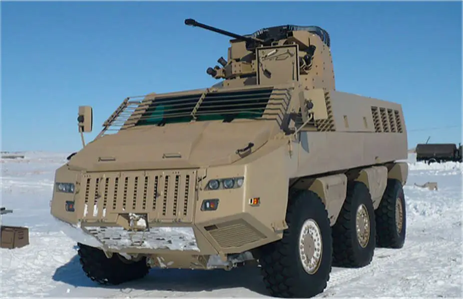 Kazakhstan KPE Barys 6x6 armored vehicle tested in winter conditions 925 002