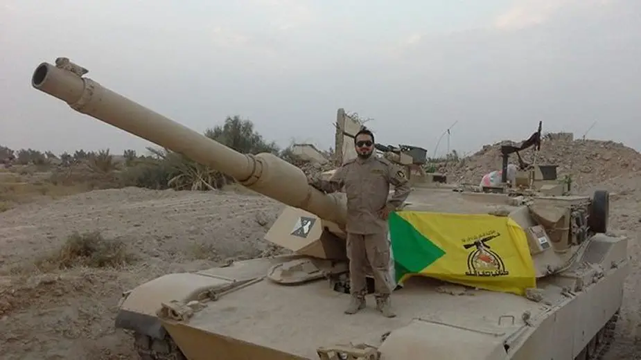 picture of modern day tank division in iraq