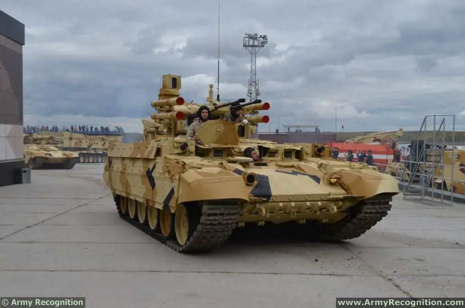First BMPT tank support vehicle delivered in 2018 to Russian army 925 002