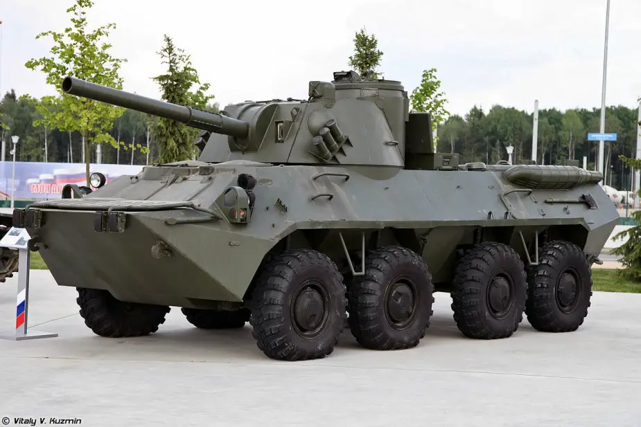 Russian motorized infantry unit receives Nona SVK self propelled mortar systems 925 001