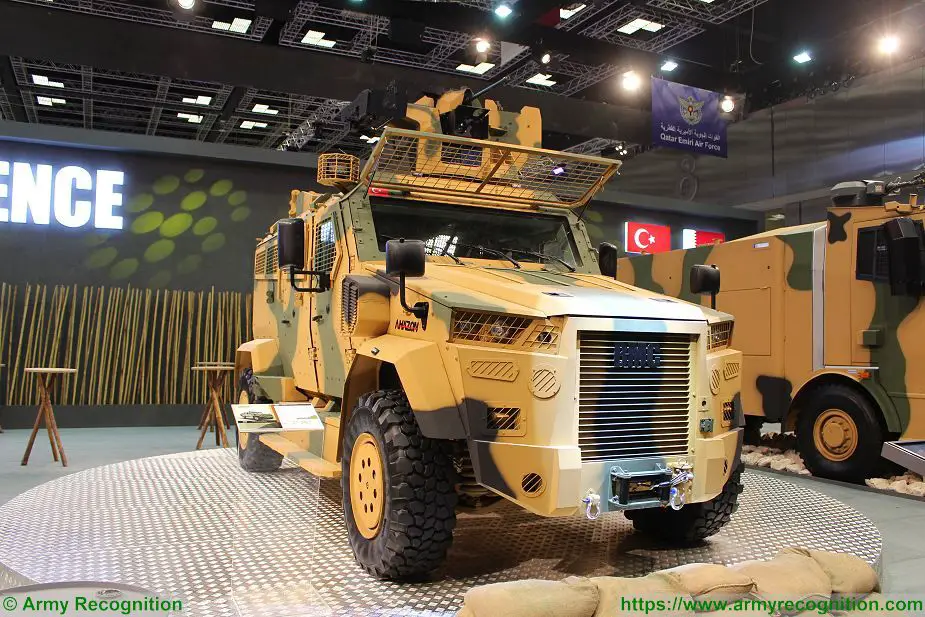 BMC from Turkey to produce Kirpi MRAP and Amazon 4x4 armored for Qatar 925 002