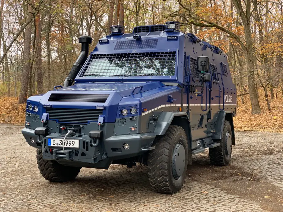 Berlin Police take delivery of Rheinmetall Survivor R special operations