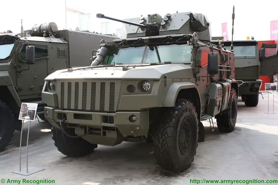 Russian Defense Ministry ends Taifun armored vehicles trials