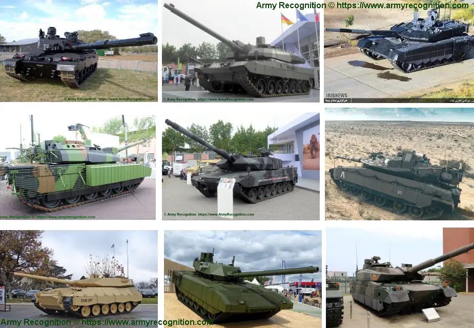 Top 15 most modern main battle tanks MBTs in the world analysis 925 001