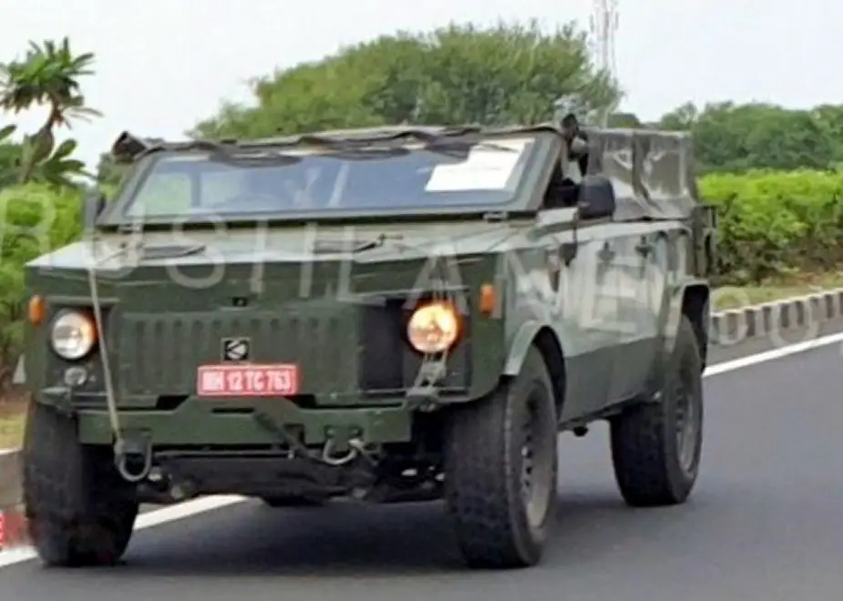 India Kalyani Light Strike Vehicle tested for the Army 2