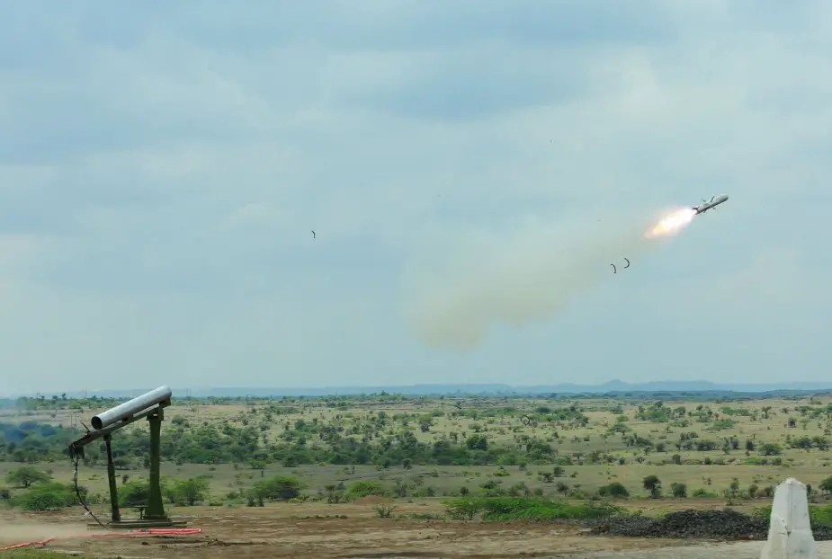 India successfully test firing new man portable anti tank guided missile 001