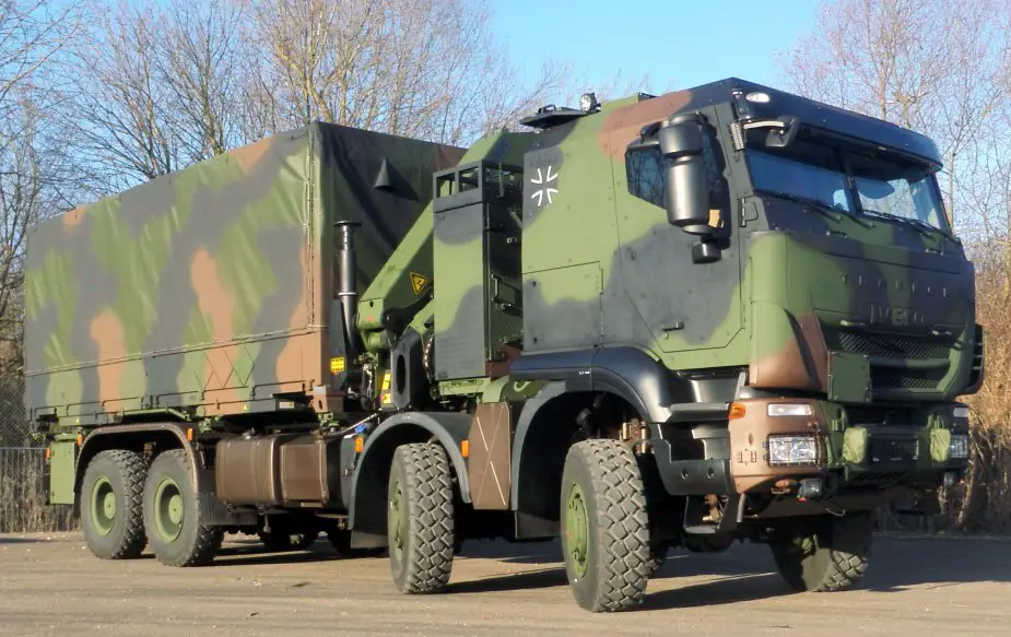 Iveco Defence Vehicles delivers the 100th Trakker GTF 8x8 to the Bundeswehr
