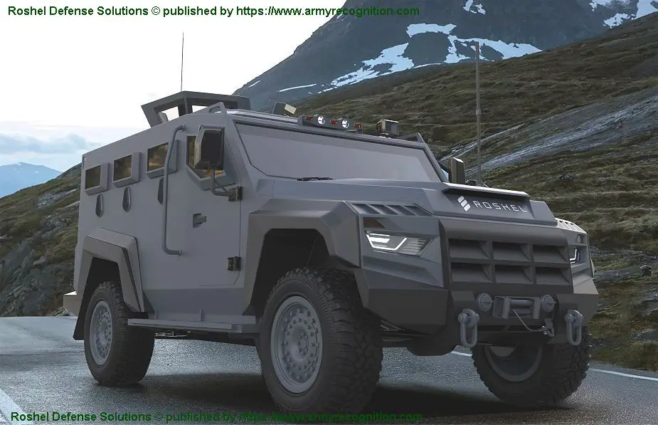 Roshel from Canada new Partisan 4x4 multi purpose armored personnel carrier 925 001