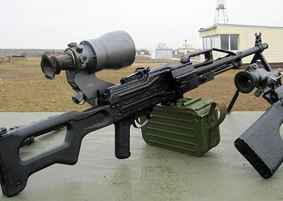 Russian PKP Pecheneg 6P41 gunfire is twice more efficient than PKM