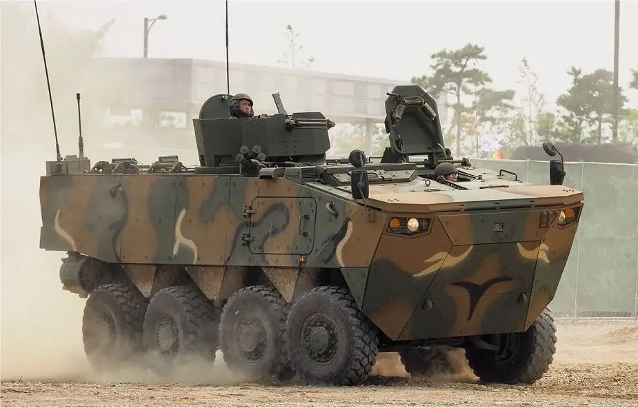 South Korea K808 8x8 armored personnel carrier to be mass produced from late 2018