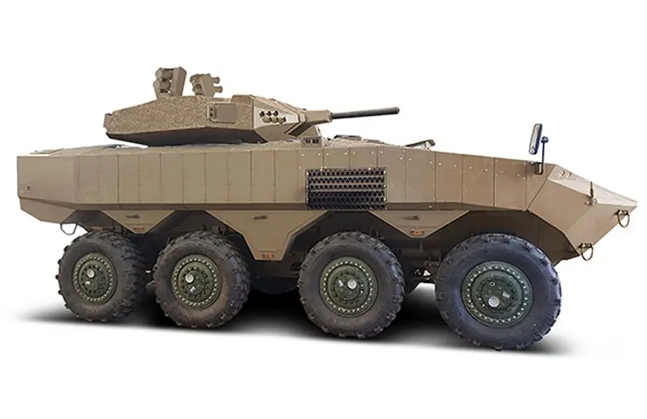 Eitan 8x8 wheeled IFV will be fited with Iron Fist active protection system 925 001