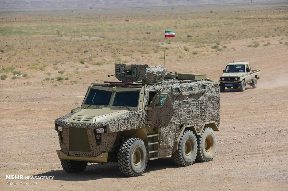 Iran unveils new armored and tactical vehicles CORRECTION