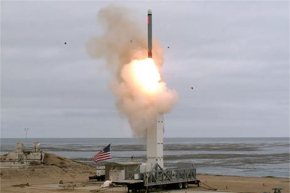 United States conduct test fired of new ground based cruise missile 925 001