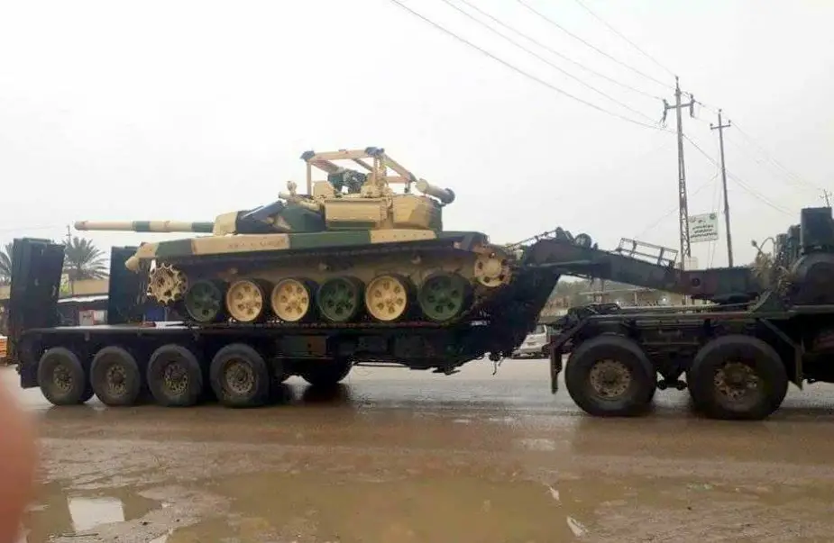 Russia delivers more T 90 main battle tanks to Iraqi Army