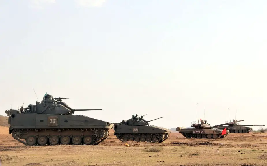 Singapore and India conduct bilateral armour exercise