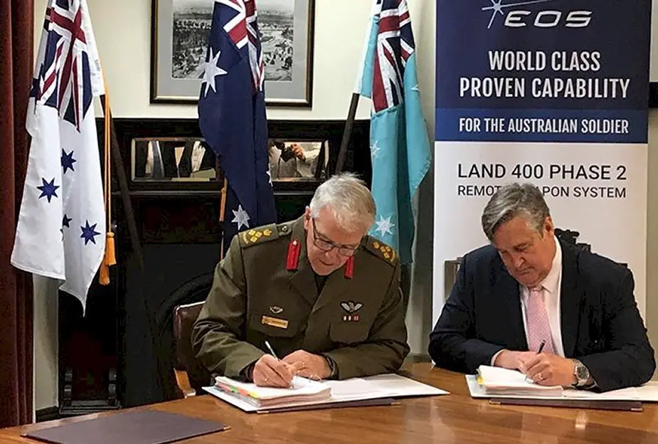 EOS Defence Systems awarded contract for Australian army weapon systems
