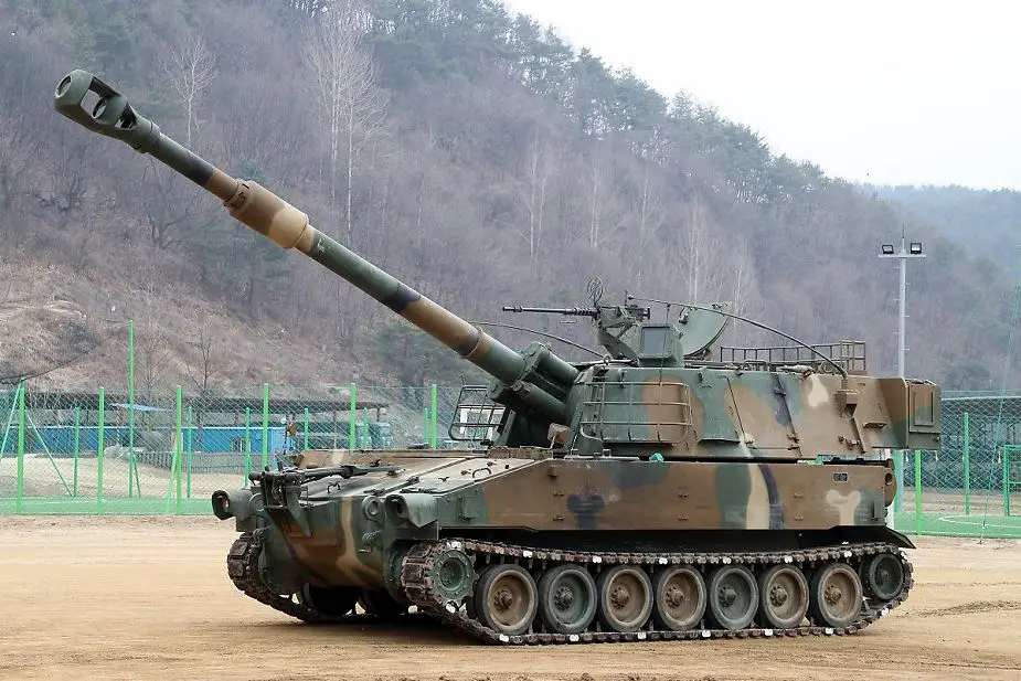 Hanwha Defense to provide more K55A1 155 mm self propelled hwoitzer to South Korea Army 925 001