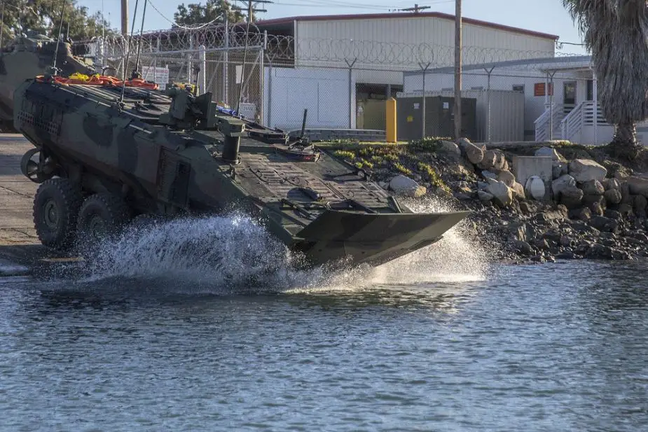 Surf transit testing for new ACV Amphibious Combat Vehicle by US Marines 925 001