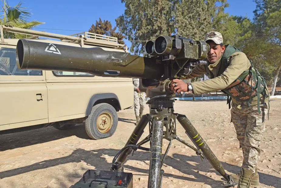 US and Jordanian soldiers train together using TOW BGM 71 anti tank missile system 925 001