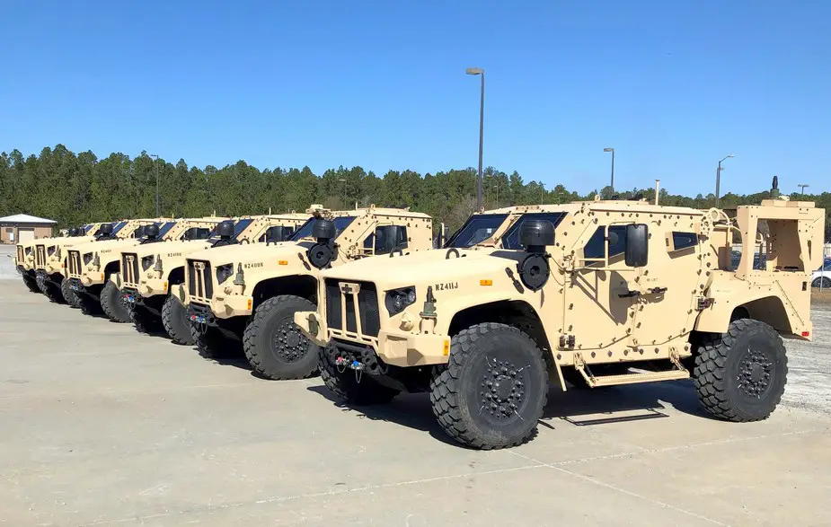 First JLTVs delivered to U.S. Army at Fort Stewart