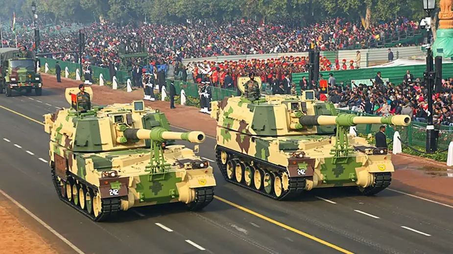 M777A2 howitzers K 9 Vajra SPH displayed for first time at Indian Republic Day Parade