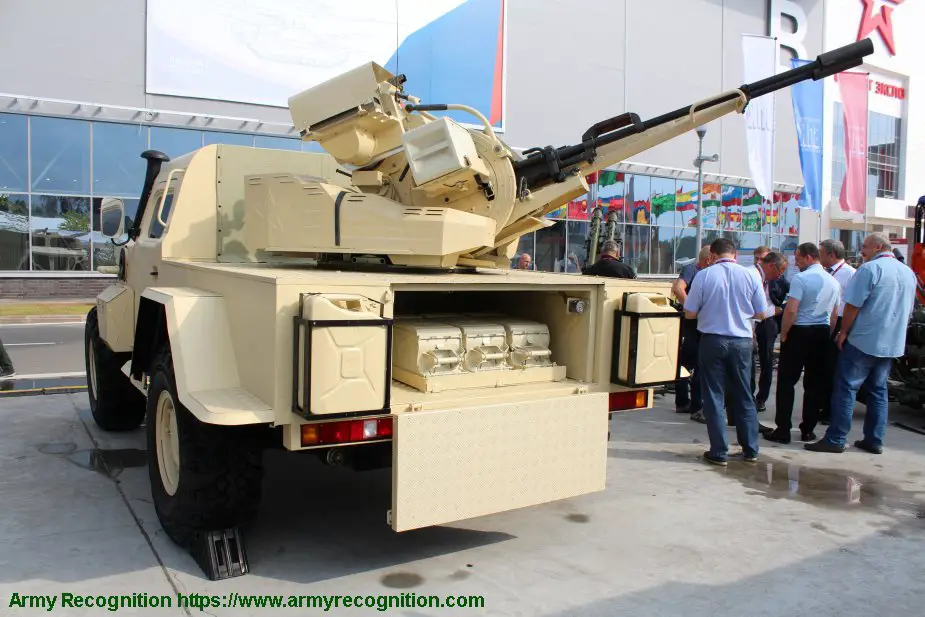 PEMZ from Russia first export contract for Samum 23mm anti aircraft vehicle 925 002