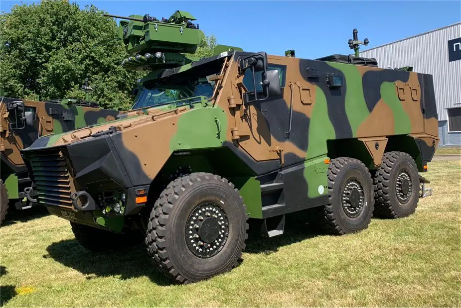 French Defense Minister Florence Parly to receive first VBMR Griffon armored vehicles 925 002