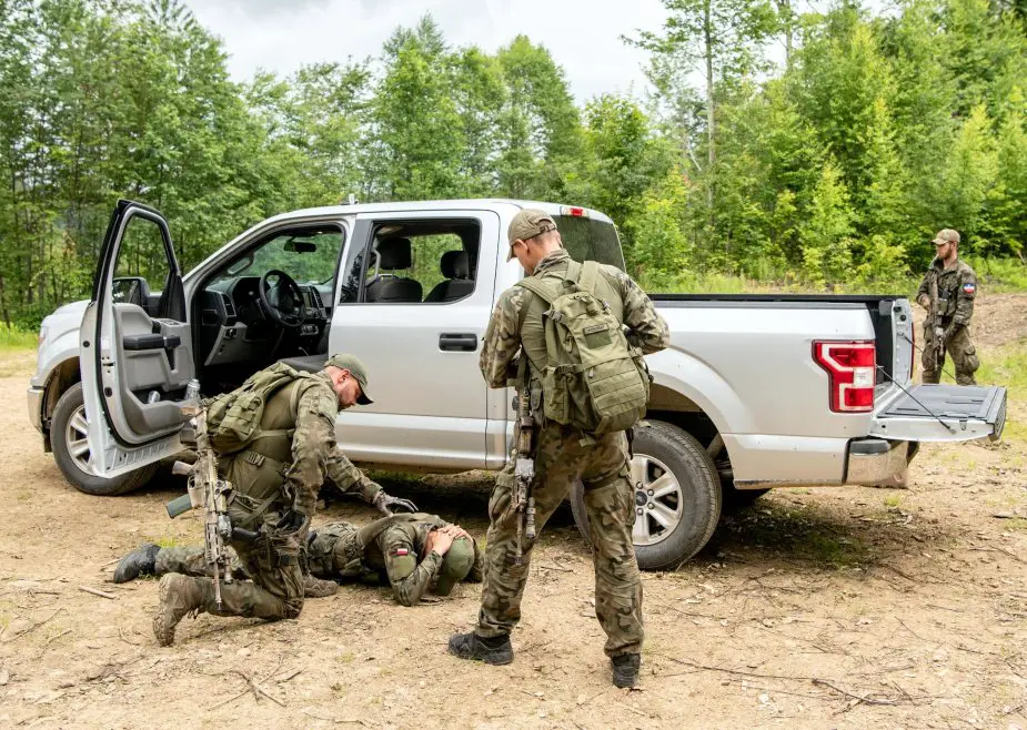 West Virginia Special Forces train with Polish and Latvian forces