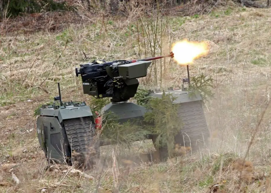 FN Herstal and Milrem Robotics deploy weaponized THeMIS UGV at Estonian military exercise