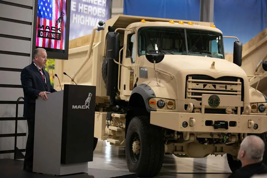 Mack Defense presents U.S. Army with keys to first M917A3 Heavy Dump Trucks