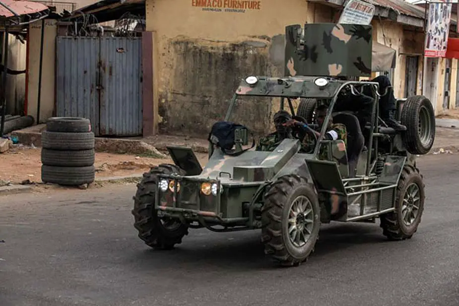 Nigerian army manufactures light tactical vehicles weapons 2