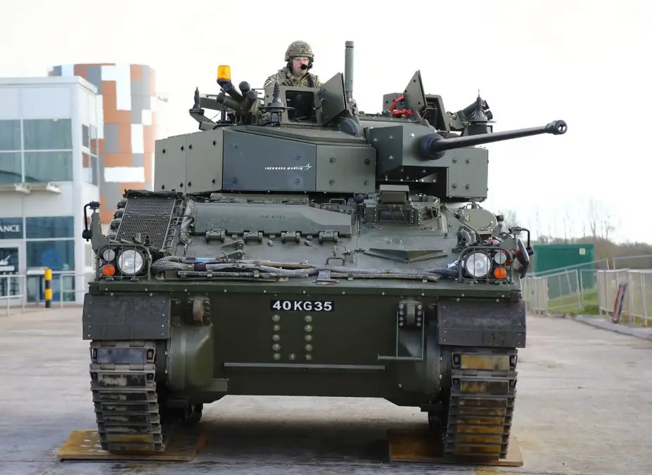 Lockheed Martin UK testing upgraded FV510 Warrior infantry fighting vehicle for British army 2