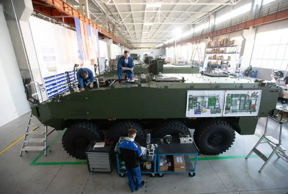 General Dynamics has started production of Piranha 5 8x8 armored vehicles in Romania 925 001