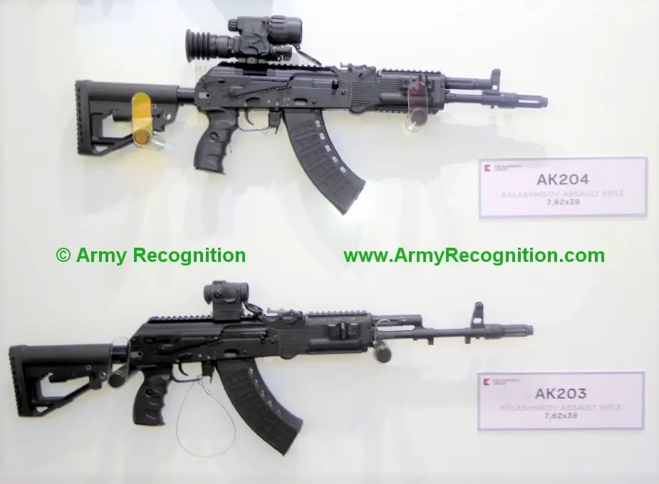 India to produce 670000 AK 203 assault rifles under license