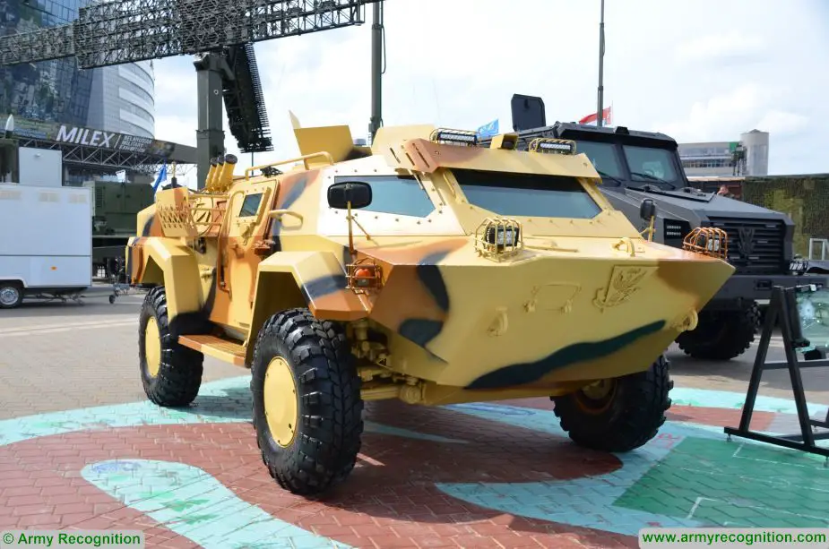 Belarus Cayman 4x4 armored reconnaissance vehicle used 1st time during exercise