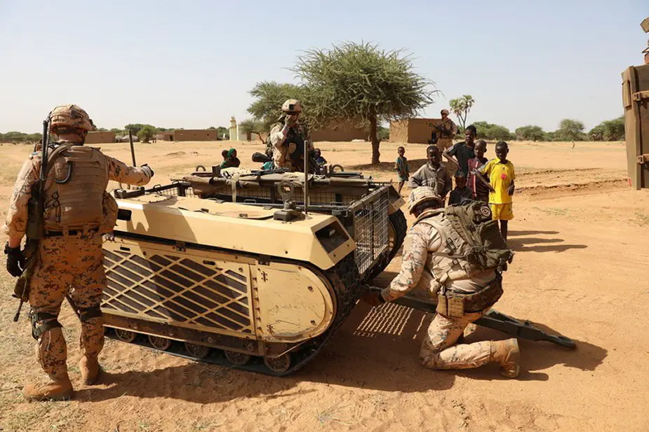 Estonian infantry platoon deploys Milrem Robotics THeMIS UGV for first time in Mali 1