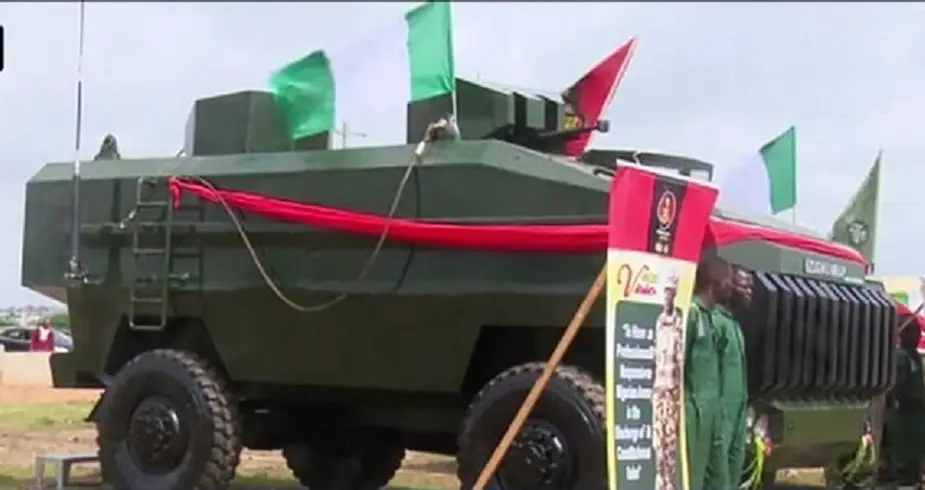 Nigeria unveils Ezugwu new 44 Armored Personnel Carrier